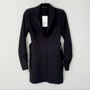 🏷ZARA | Black Button Down Coat